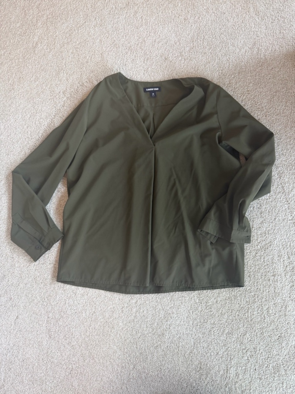 Lands' End Long Sleeve Blouse
